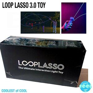 Loop Lasso 3.0 The Original Glow-in-the-Dark String Shooter Light Up Toy NEW BOX